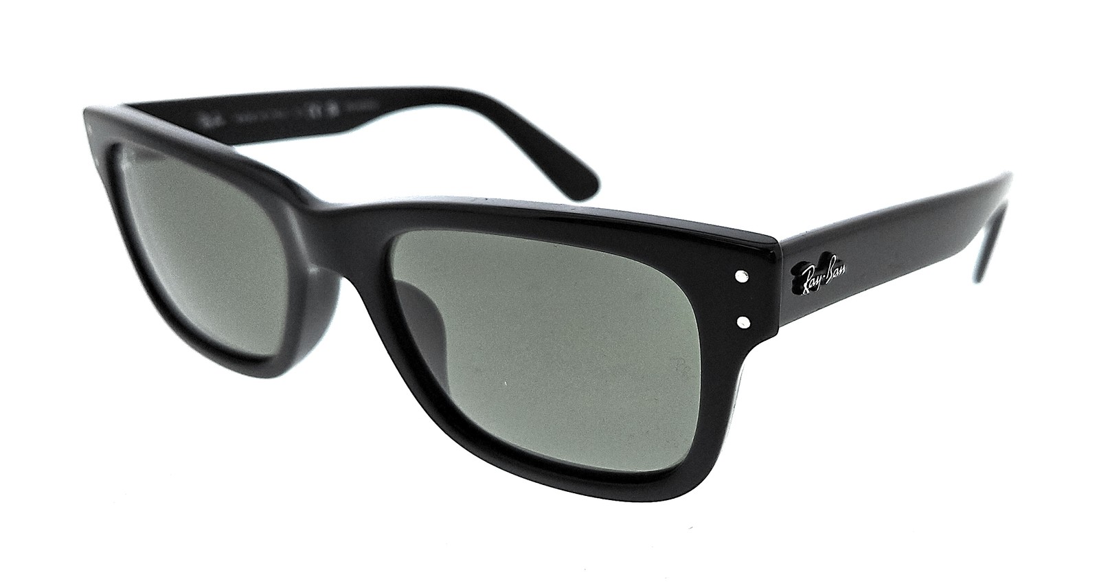 Круглые солнцезащитные очки Ray-Ban 0RB2283F 901/58 синего цвета