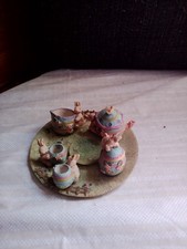 Vintage Easter Bunny Mini Tea Party Set