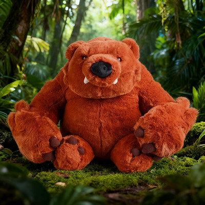 Brawl Stars Nita Bruce Bear Doll Soft Plush Stuffed Baby Toy 42*35cm