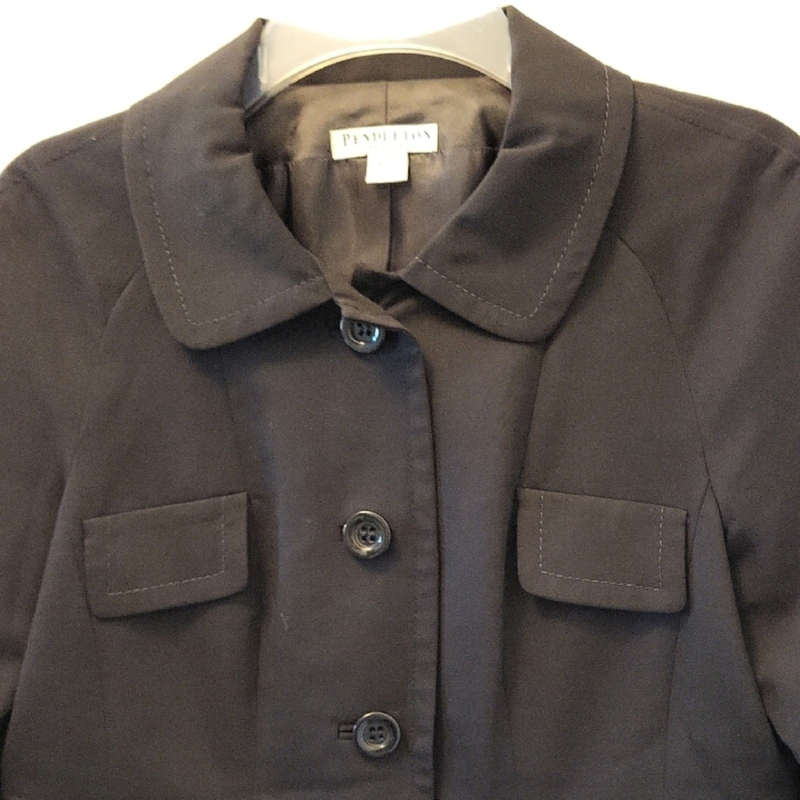 Pendleton Women's Black Blazer Jacket Wool LIghtw… - image 6