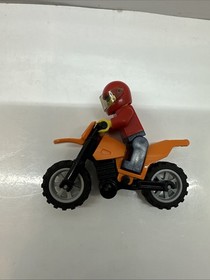 Lego 7235 City Police Motorcycle Complete Lot