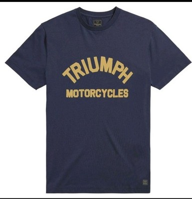MTSS20009 TRIUMPH BURNHAM BLACK IRIS TEE *NEU* Gr. XL