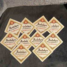 Vintage Andeker Of America Beer Coaster Brewing QTY
