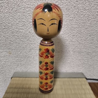 Japanese Traditional Kokeshi Doll Vintage Wooden Handmade Decorative Art Mitsuru