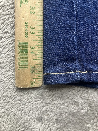 Calvin Klein Jeans Mens 40x36 Vintage Western Denim CK Zip 70s 80s - Picture 8 of 11