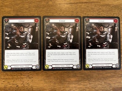 3x Censor Non Foil NM Flesh and Blood Dusk Till Dawn
