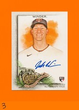 2022 Topps Allen & Ginter Full Size Auto #FA-JW Josh Winder RC