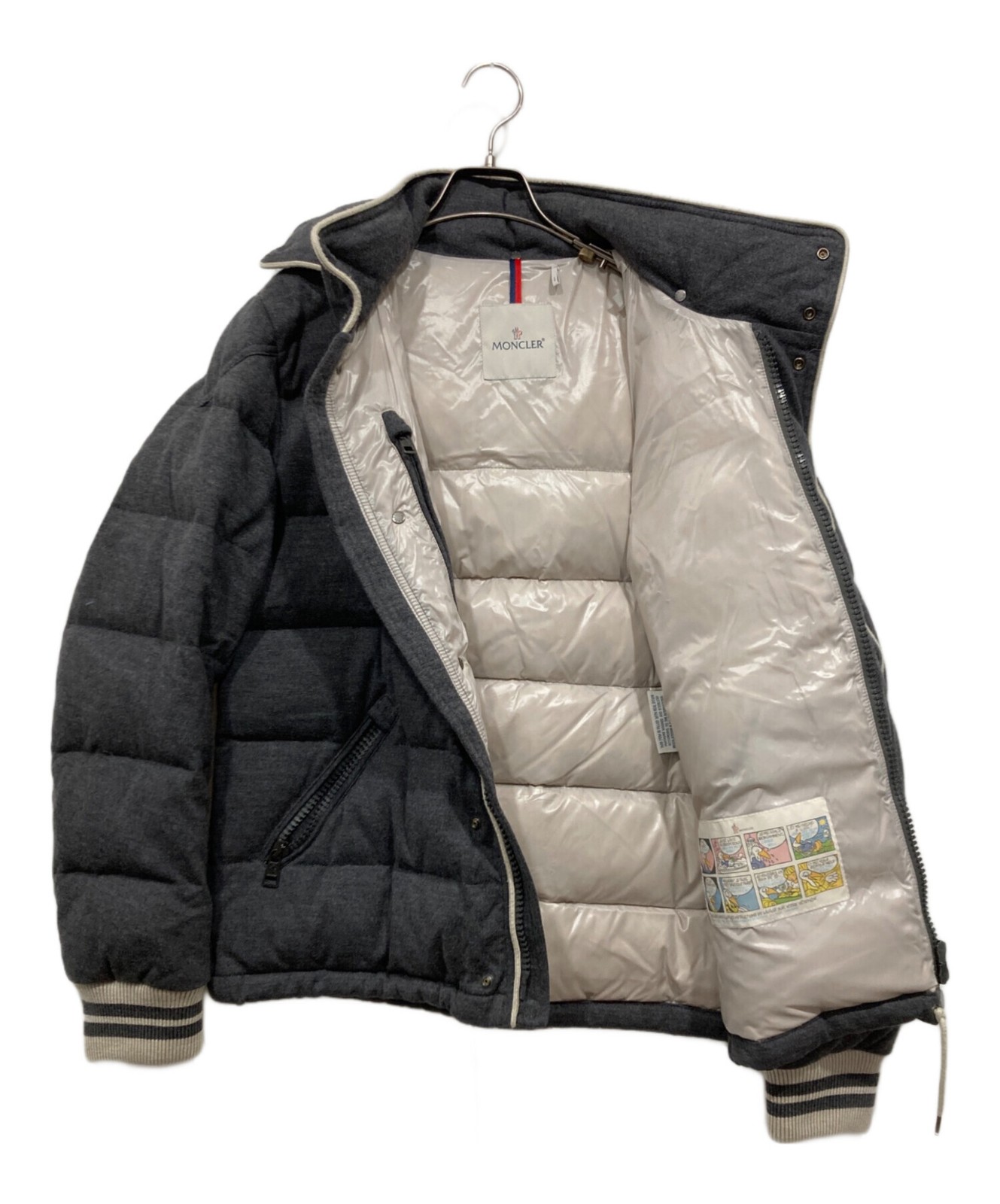 MONCLER/BRESLE Down Jacket Gray Size: 3 thumbnail 4