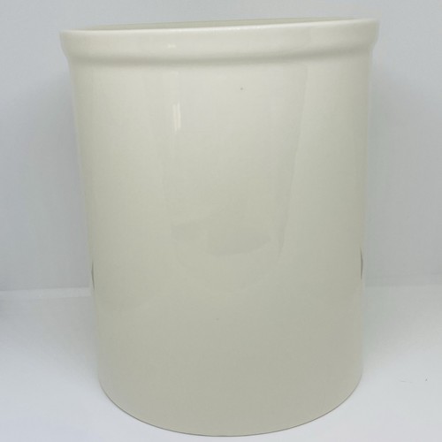 Portaherramientas de cerámica pesada blanca brillante para utensilios de cocina vajilla almacenamiento de cocina NUEVO - Imagen 4 de 10