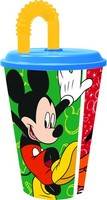 Tataway Becher Mickey Has Fun 430 Ml Mit Strohhalm, Praktisch Und Sicher