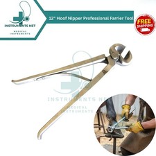 12 Inch Farrier Hoof Nipper Trimmer Pre-Loaded Spring Chrome Vanadium Steel