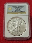 2015-W  Silver Eagle Dollar ASE NGC MS 70 EARLY RELEASES BURNISHED        #T2034