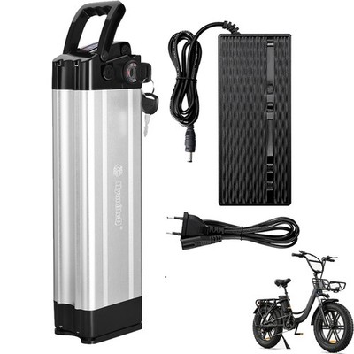 Akku für ENGWE L20 E-Bike 48V 12,5Ah Li-Ion Unterrohr Akku mit Ladegerät