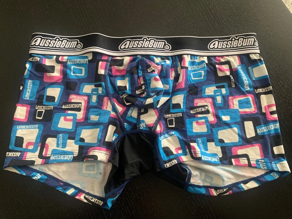 Caleçon Aussiebum imprimé bleu L Neuf - Photo 4/4
