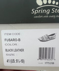 Spring Step FUSARO-B Black Leather Flats Size 41 US: 9.5-10 — photo 8