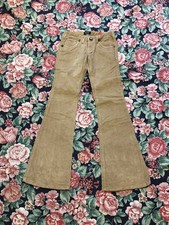 Vintage Dolce&Gabbana Pants Women’s Luxury Rare 90s Italy Size 28 Flared Faded