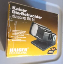 Kaiser Dia-Betrachter Diascop 50N Slide/Negative Viewer w/Box Made in Germany