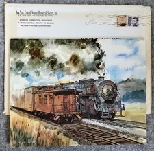 1981 NY Central System Historical Society Railroad Calendar in Orig Envelope