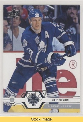 2019-20 Upper Deck Retired Photo Variations Mats Sundin #13 HOF READ 0e15