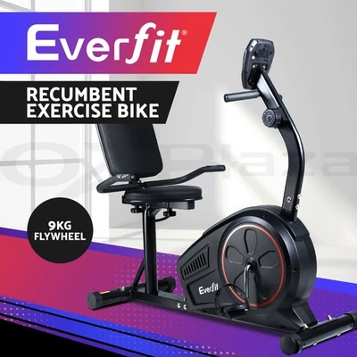 Everfit Exercise Bike Magnetic Recumbent Fitness Cycle Trainer Gym Equipment - image 1 of 4