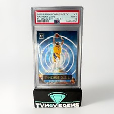 2019 Donruss Optic ANTHONY DAVIS T-Minus 3, 2, 1 HOLO PRIZM #2 PSA 9