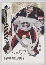 2020-21 SP Retail SP Rookie Authentics Gold 790/999 Matiss Kivlenieks #102 00em