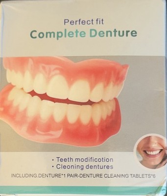 2x Perfect Fit Complete Denture Set   DIY Prothesen-Unterfütterung NEU OVP