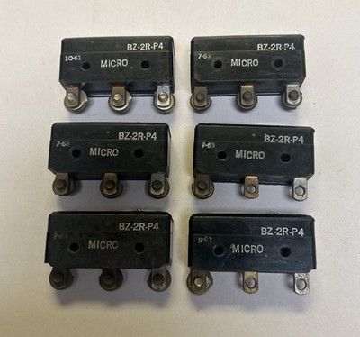 HONEYWELL,BZ-2R-P4,BASIC SWITCH LOT OF 6