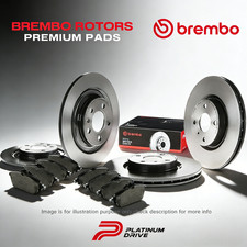 Full Set Brembo Disc Rotors+KDH Brake Pads for Citroen C5 Aircross C84 2019-2025