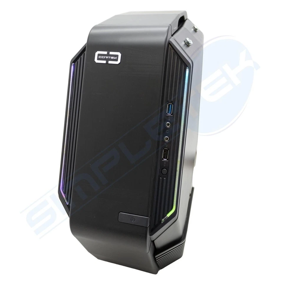 Case Cabinet Gaming Microatx Mini-Itx Hex Hexagon USB 3.0 HD Audio LED PC - Image 4 of 4