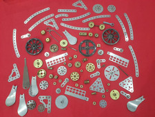 Meccano Lot Of Brass Gears etc & Nickel parts windmill sails + 1920s ?