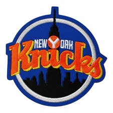New York Knicks Vintage Style Patch. Embroidered. Iron On. 3"x3"