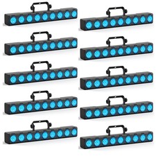 RGBW Light Bar Wall Wash Effect Stage Lighting 9LED DMX DJ Disco Party Washer