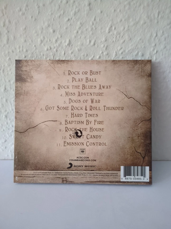 AC/DC Rock or Bust CD Hard Rock Musik Album Neu OVP Play Ball Dogs Of War - Bild 2 von 2