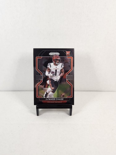 2021 Prizm Black #PB-8 Ja’marr Chase RC Bengles - Picture 3 of 3