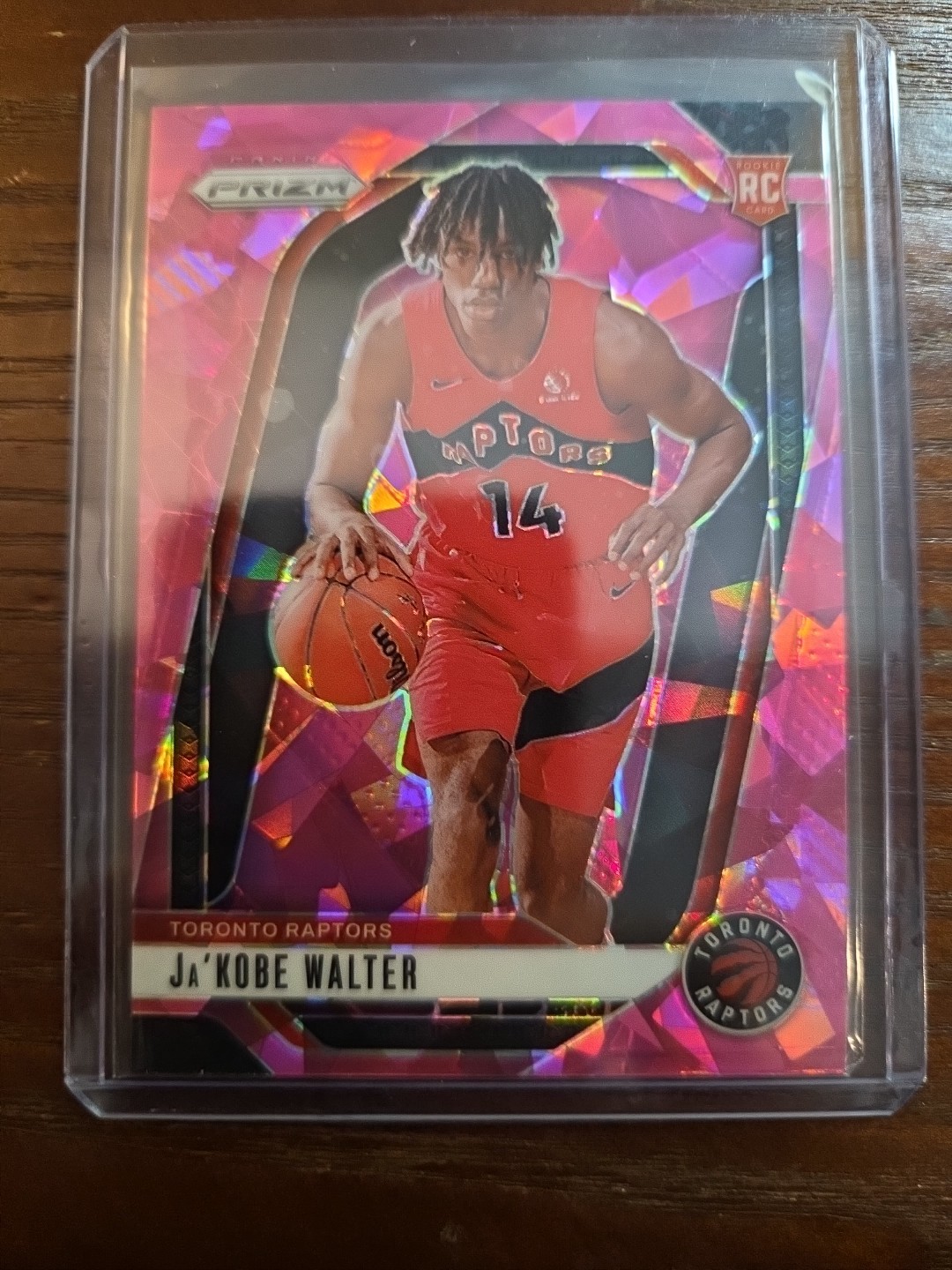 2024-25 Panini Prizm - Ja'Kobe Walter #223 Pink Ice Prizm (RC)