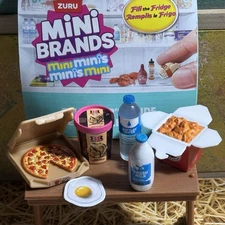 BRAND NEW Zuru Mini Brands FILL THE FRIDGE 6 item  Lot!