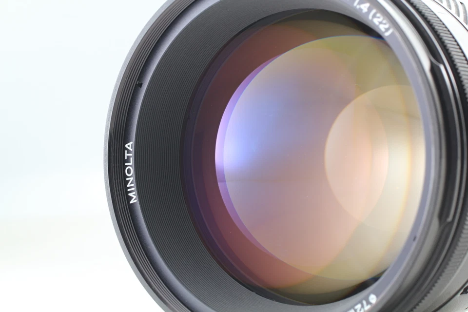 【Almost MINT】 Minolta AF 85mm F1.4 Portrait Lens Sony A Alpha Mount From Japan - Image 3 of 4