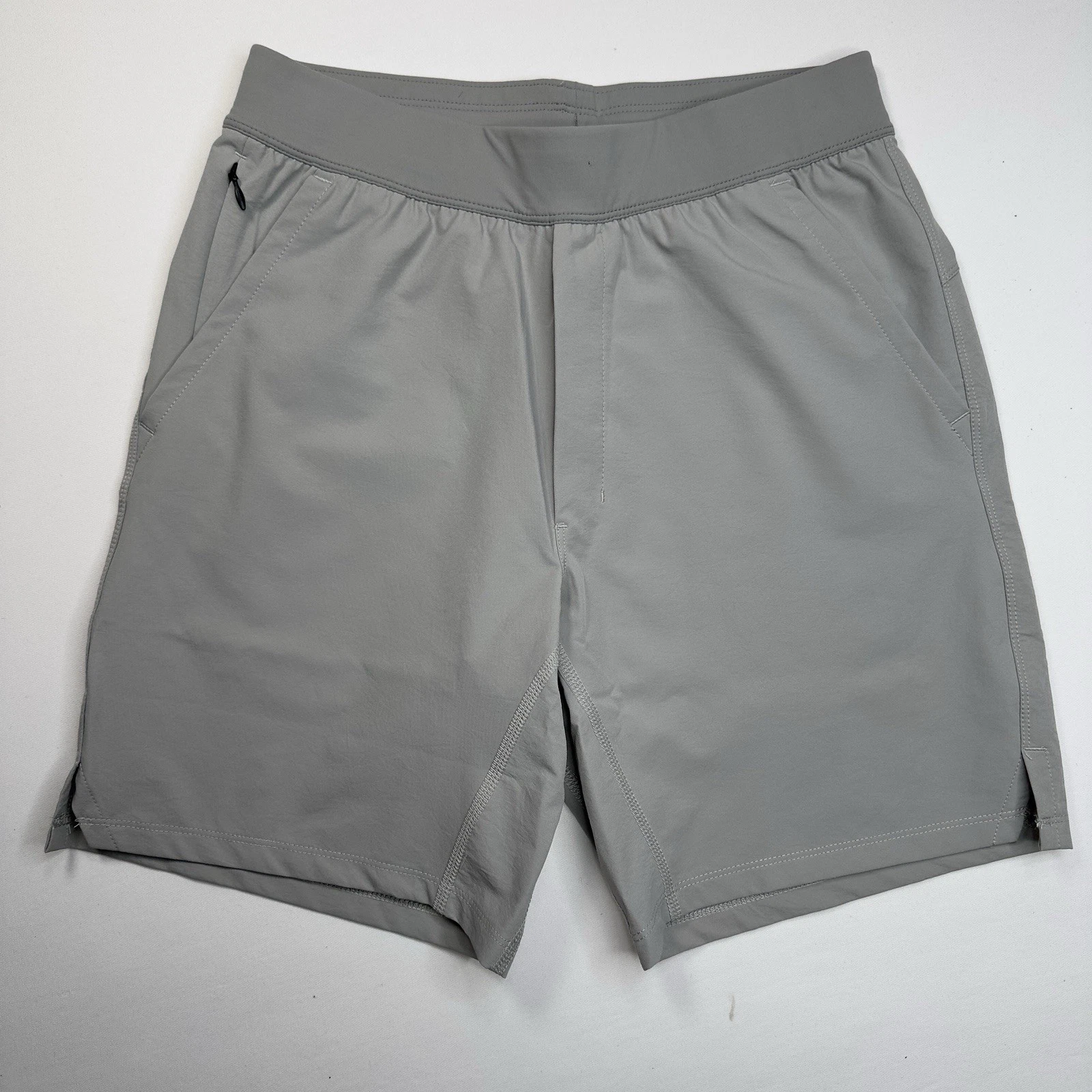 Public Rec Shorts Mens 28 Gray Flex Short 7.5" Water Resistant Active Gym