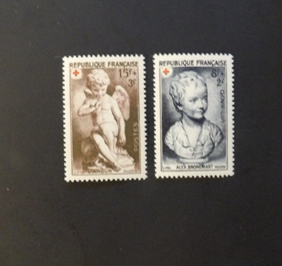 FRANCE SCOTT #B255-B256 RED CROSS SEMI-POSTAL MNH SET OF 2 | eBay