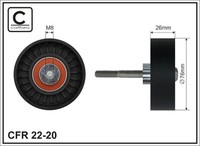 Umlenk-/FüHrungsrolle Keilrippenriemen Caffaro 22-20 FüR V70 Volvo S80 S70 850 1