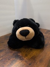 Aurora - Bear - 20" Bear - Black Snuggly Super Soft And Floppy Stuffed Animal