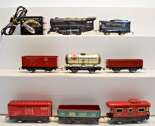 MARX 8995 BOXED TRAIN TRANSFORMER SET LOCOMOTIVE TENDER CABOOSE 5 CARS WORKS
