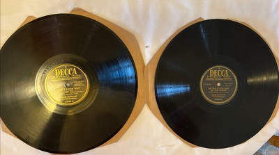 2- EDDIE HEYWOOD 78RPM RECORDS- Decca 23534 and 23590- Both VG+