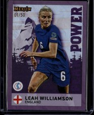 2025 Merlin UEFA Women's Euro Peak Power Purple Leah Williamson /50 | England