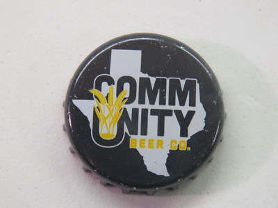 BEER Bottle Cap Crown ~ COMMUNITY Beer Co Trinity Tripel Ale ~ Dallas, TEXAS