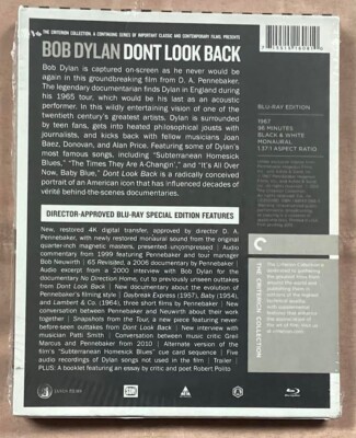 Don't Look Back Criterion Blu-ray 2017 Dir. DA Pennebaker 1965