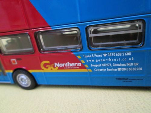 CORGI DIECAST MODEL BUS CP45106 - MCW METROBUS - GO NORTHERN - VGC - BOXED - Picture 9 of 12
