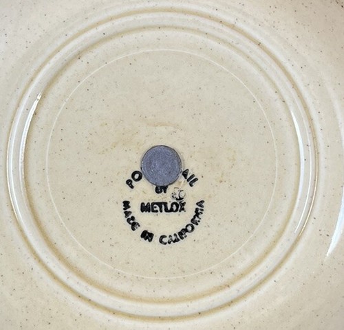 Metlox Poppytrail Homestead Provincial 2 Tier Serving Bowls/Tray - Picture 9 of 9