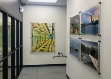 Custom Acrylic Framed/f for Arts & Photos. personalized photo Wall Mount